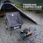 ONETIGRIS Tigerblade Camping Chair, Lightweight Folding Backpacking Hiking Chair, Compact Portable 330 lbs Capacity