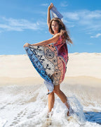 Quick Dry Towel Extra Large 78x35 Inch - Microfiber Beach Towel - Perfect for Beach, Travel, Swimming, Pool, Yoga, Hiking, Camping - Lightweight, Fast Drying, Compact for Adults (The Wild)