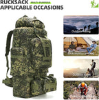 King'sGuard 100L Camping Hiking Backpack Molle Rucksack Military Camping Backpacking Daypack