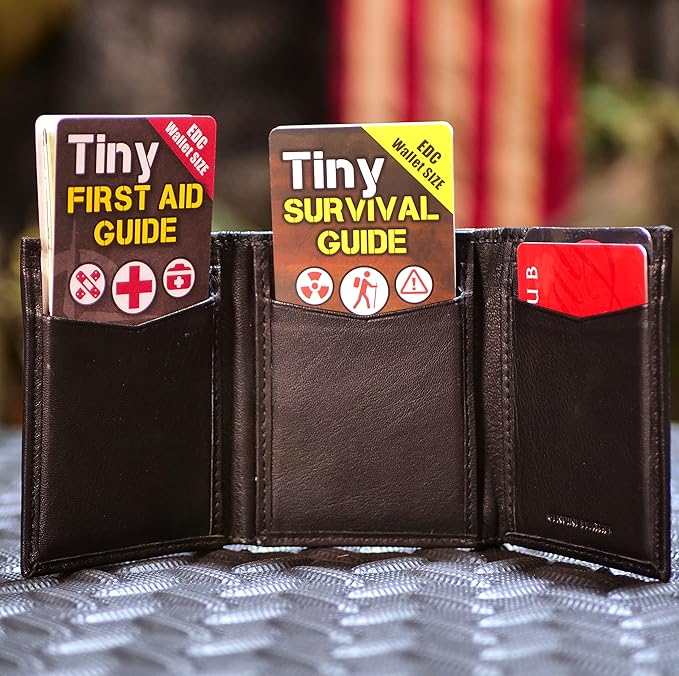The Ultimate Survive Anything Tiny Survival Guide for Emergency Disaster Micro Guide First Aid Survival Pocket Handbook Easily Fits in Wallet Glove Box Pouch