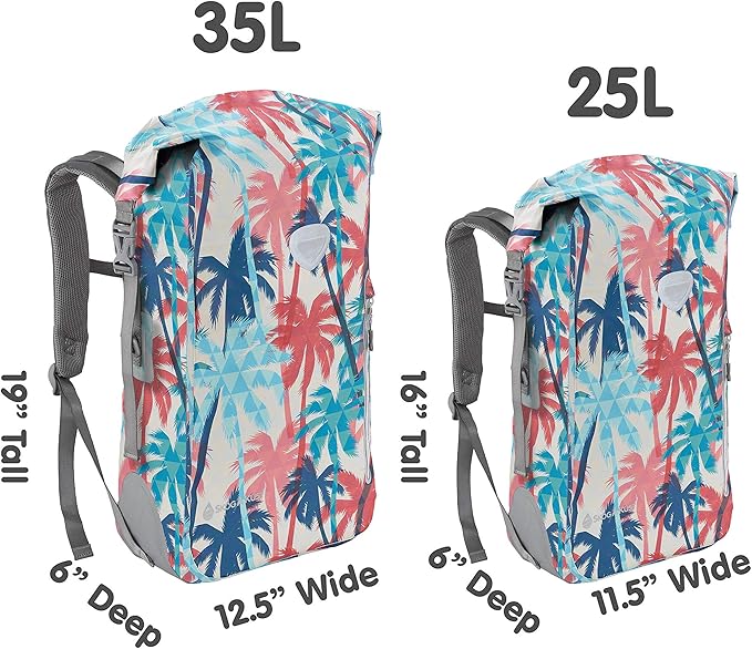 Skog Å Kust BackSak Heavy Duty Waterproof Backpack - Gear Bag for Sports, Travel, & More - 25 & 35 Liter Sizes