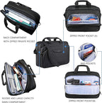 KROSER Laptop Bag Premium Laptop Briefcase Fits Up to 17.3 Inch Laptop Expandable Water-Repellent Shoulder Messenger Bag Computer Bag for Travel/Business/Men/Women-Black