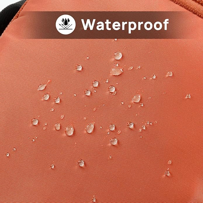 VADOO Sling Bag for Men Women, Anti Theft Crossbody Shoulder Bag with Zipper Lock, RFID Blocking & Waterproof for Travel