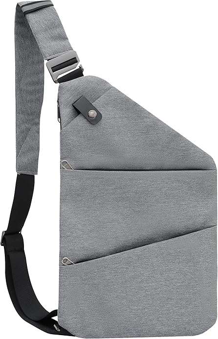 Anti Theft Crossbody Travel Bags for Women Men Cross Body Slim Sling Handbags with S Hook Antitheft