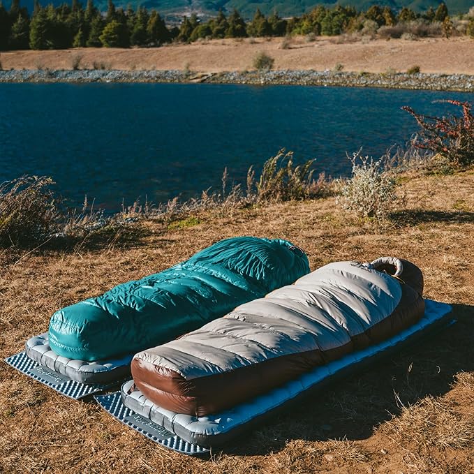 Naturehike 0 Degree Down Mummy Sleeping Bag for Adults, 650FP Cold Weather Backpacking Sleeping Bag with RDS Down, 12.5-38.8℉ Sleeping Bags for Camping, Hiking, 2025 Model