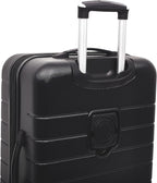 Wrangler Smart Spinner Hardside Luggage, 2 Piece Set, Black