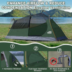 1 Person Backpacking Tent Waterproof Windproof Single Person Tent Lighweight Compact One Person Tent for Camping, Hiking