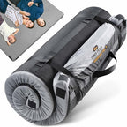 3 Inch GAIALOOP Thick Memory Foam Camping Mattress Sleeping Pad [Car/Tent/Cot] Glamping Portable Floor Mat Roll Up Futon Mattress for Guests Sleepover