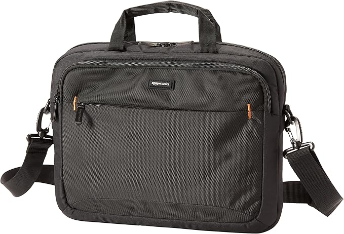 Amazon Basics 14 Inch Laptop and Tablet Shoulder Bag Carrying Case, Black, 24-Pack
