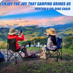 Huwena 10 Pack Folding Camping Chairs Bulk with Cupholder Carry Bags Lightweight Camp Chairs Collapsible Portable Outdoor Lawn Chair for Picnic, Beach, Outside