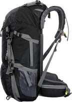 WoneNice 50L(45+5) Waterproof Hiking Backpack - Outdoor Sport Daypack with Rain Cover