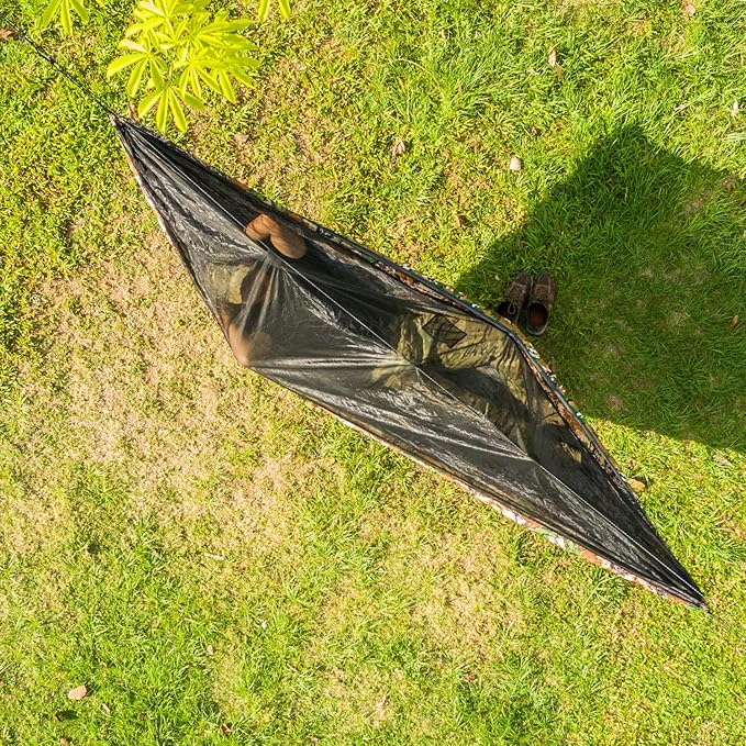 OneTigris Hideout Hammock Underquilt, Lightweight 4 Season Hammock Gear for Camping, Hiking, Backpacking, Travel, Beach, Backyard, Patio, Portable
