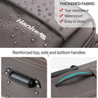 Hanke 20/28 Inch 2 Piece Luggage Sets with Spinner Wheels Expandable Luggage Large Suitcases with Wheels Lightweight Travel Luggage Rolling Suitcase with Lock Softside Checked Luggage.(Coffee)