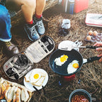 Camp Kitchen Organizer, Multi-Pocket Camping Cooking Utensils Bag, Waterproof Portable Storage for BBQ Outdoor Cooking Essentials