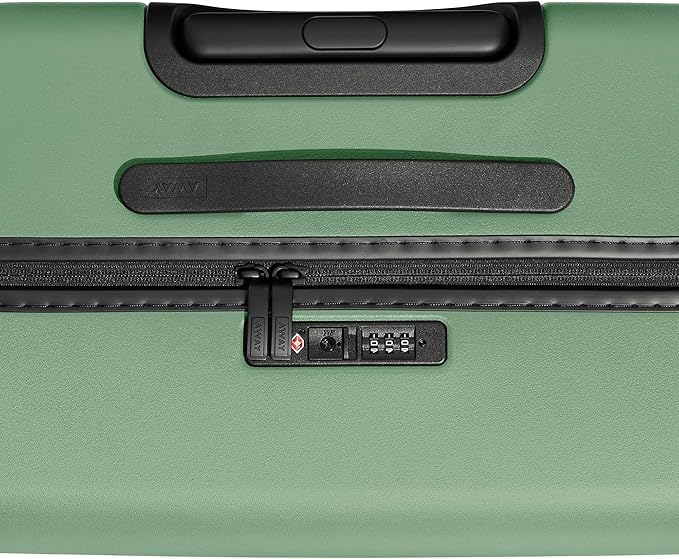 Away Medium Checked Luggage, Lightweight Hard Shell Suitcase with Spinner Wheels, Durable Rolling Luggage, TSA Lock, 26 Inch, Sea Green