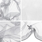 HESTYA 4 Pack Mosquito Bug Net Mesh for Head Mosquito Head Net Face Neck Fly Netting Hood from Insect Bugs Gnats for Outdoor