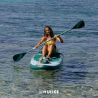 Paddle Board Paddle 2-in-1 Aluminum Sup Paddleboard Oar & Kayak Detachable 4 Piece | Double Sided Sup Oar Adjustable for Stand Up Board | Packable Paddleboard Ore & Kayak for Paddleboarding