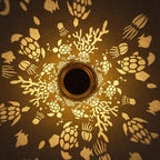 Sea Turtle Solar Lantern for Garden Outdoor Decor – Hanging Metal Light Decoration for Patio, Yard, Lawn, Pathway, Backyard – Birthday Gift for Mom, Women, Grandma