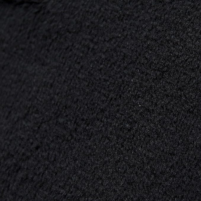 Dream Essentials Opulence Micro Plush Sleep Mask with Earplugs and Pocket in Front of mask - Black Velvet