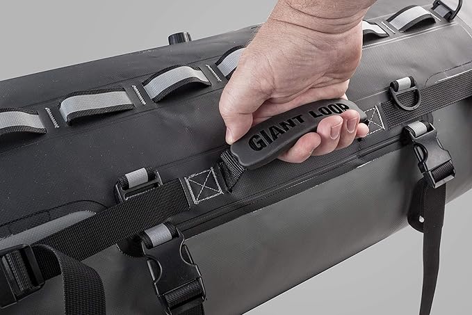 Giant Loop Tillamook Dry Bag, Waterproof Motorbike Luggage, Ideal for Fly and Ride Trips, 48-Liters Storage, Fits Any Large Motorcycle, UTVs, ATVs & Overlander