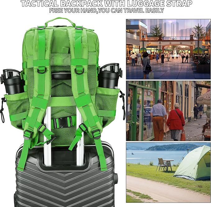 Military Tactical Backpack 45L/25L 3 Day Assault Pack Molle Daypack Hiking Backpack for Men and Women