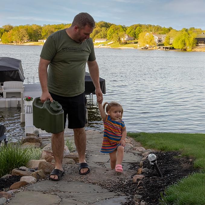 Scepter 2.5 Gallon True Military BPA Free Water Container, Food Grade Water Jug for Camping and Emergency Storage