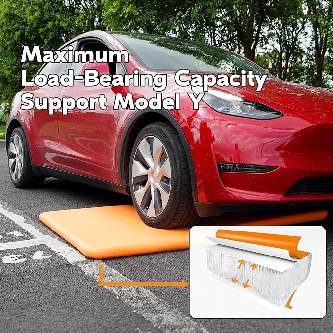 Customized for Tesla Model Y Air Mattress, Drop Stitch Portable Camping Mattress, Comfort Car Sleeping Mat with Manul Air Pump,Storage Bag, Tesla Model Y Accessories
