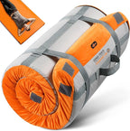 3 Inch GAIALOOP Thick Memory Foam Camping Mattress Sleeping Pad [Car/Tent/Cot] Glamping Portable Floor Mat Roll Up Futon Mattress for Guests Sleepover