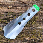 Ultralight Backpacking Trowel, 0.48 oz (13.5g) Neon Green
