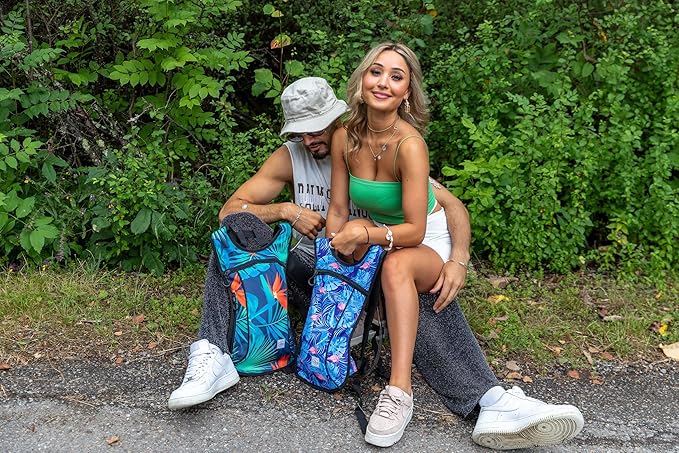 Vibe Festival Gear Hydration Pack Backpack with 2L Water Bladder for Women, Men, Teens, Kids - Hydropack Hydro Sports, Outdoor, Running, Camping, Hiking, Festivals, Raves