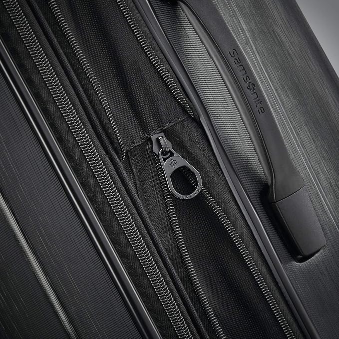 Samsonite Centric 2 Hardside Expandable Luggage with Spinner Wheels, Black, Carry-On 20-Inch