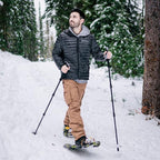 Retrospec Drifter Snowshoe for Men & Women - Aluminum Frames & a Double-Rachet Binding System - Lightweight All Terrain Snow Shoes