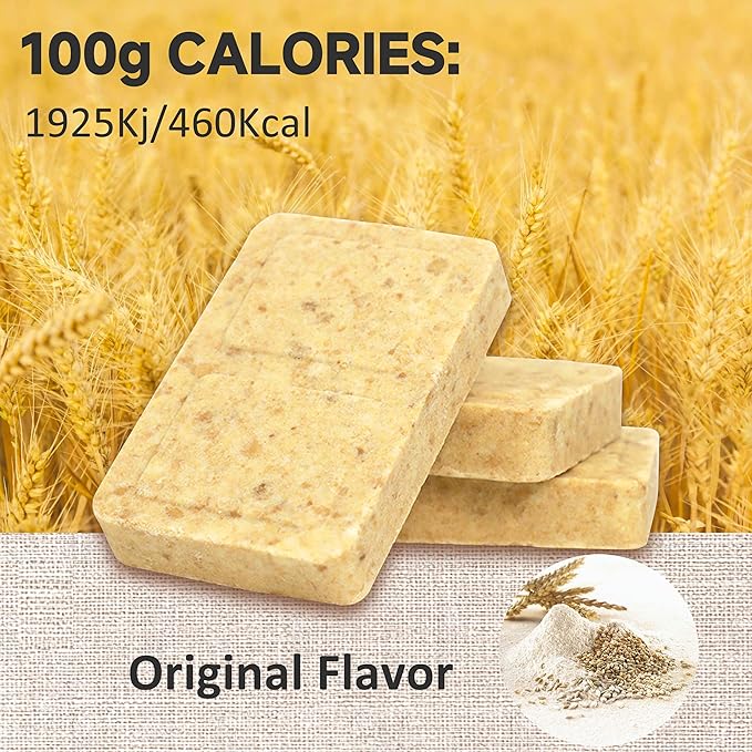 Emergency Food Rations Bars - Original Flavor Hardtack, Mre Meals 2025, 15 Days Emergency Meals Survival Foods Bars, Emergency Supplies for Disaster Preparedness, Tin Pack, Long Shelf Life