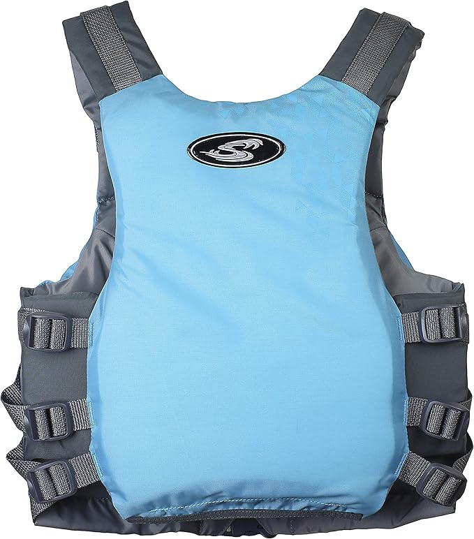 Stohlquist Women's Escape Life Jacket - US Coast Guard Approved PFD, Low Profile Buoyancy Foam, Front Buckle for Extra Security - Perfect for Recreational Sailors - XS/SM, Turquoise