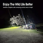 CONPEX Camping Light, 10000 Lumens Super Bright Range 50 Ft * 50 Ft Meet 4-6 Tent Lighting, Outdoor Telescopic Camping Lights Campsite Camp Area Light Pole