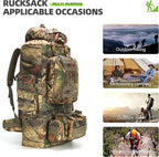 King'sGuard 100L Camping Hiking Backpack Molle Rucksack Military Camping Backpacking Daypack