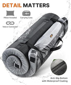 3 Inch GAIALOOP Thick Memory Foam Camping Mattress Sleeping Pad [Car/Tent/Cot] Glamping Portable Floor Mat Roll Up Futon Mattress for Guests Sleepover