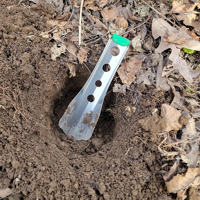 Ultralight Backpacking Trowel, 0.48 oz (13.5g) Grass Green