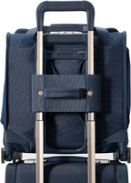 Briggs & Riley Cabin Spinner - Carry On Luggage for Travel, Suitcases with Wheels, Softside Rolling Bag for Men & Women, Fits Under Plane Seat, Interlocking Handle - Baseline Collection, Navy