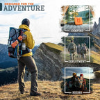 TrailNeck 1.0 camping pillow-Compact, portable, packable, camping essentials, outdoor gear, hiking, backpacking, deployments, beach, car, plane travel pillow. Firm pillows for multi-position sleepers.