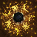 Solar Lanterns Outdoor Hanging Waterproof Metal Sun Moon Star Pattern Lanterns for Garden Patio Yard Lawn Front Porch Decor as Birthday Gifts for Mom Grandma Women