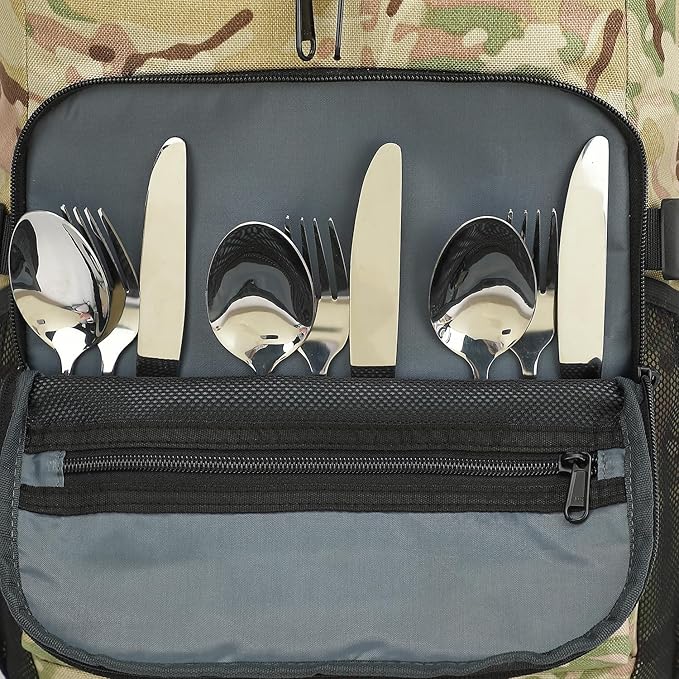 Kalesi Cooler Backpack 36 Cans Lightweight Insulated Backpack Cooler Leak-Proof Travel Camping Lunch Backpack Outdoor Cutlery Backpack for Men and Women