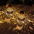 Dog Solar Lanterns Outdoor Waterproof Hanging Solar Lights Dog Gifts for Women Men Metal Decorative LED Lanterns for Yard, Patio, Lawn, Tabletop, Pathway, Landscape, Garden Decor, Dog Lovers Gifts