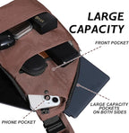 Anti Theft Crossbody Travel Bags for Women Men Cross Body Slim Sling Handbags with S Hook Antitheft