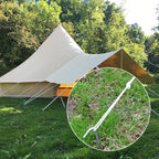 AAGUT Tent Stakes, Tent Stake Metal Garden Edging Fence Hooks Yard Camping Stake Heavy Duty Galvanized 9 Inch (9 Inch Tent Stakes KIT, 50)