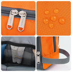 Toiletry Bag for Men/Women Hanging Dopp Kit Water Resistant Shaving Bag Small Toiletry Bag for Traveling (Orange)