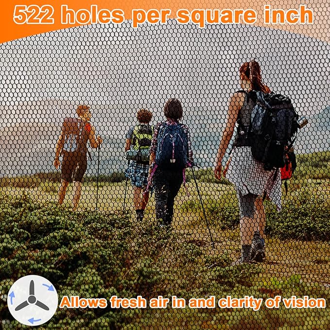 Benvo Mosquito Head Net Mesh, Face Neck Fly Netting Hood from Bugs Gnats Noseeums Screen Net for Any Outdoor Lover- with Carry Bags Fits Most Sizes of Hats Caps (2pcs, Light Grey, Updated Big Net)