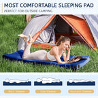 HomeMate CertiPUR-US Memory Foam Camping Mattress Pad Portable Roll Up Mattress for Adults Sleeping Mat Cot Mattress Pad