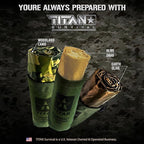TITANSurvival Emergency Sleeping Bags for Survival 36” x 78” - 90% Heat Retention, 41% Thicker & Waterproof - Durable Survival Sleeping Bag for Cold Weather Camping - Thermal Sleeping Bag Outdoor Use