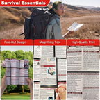 Tiny Pocket First Aid Guide EDC Emergency First Aid Kit for Anywhere Fully Waterproof